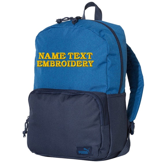 puma bookbags blue