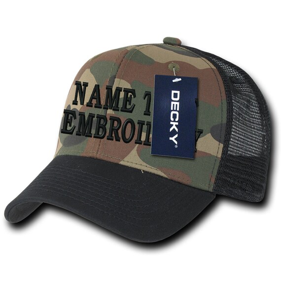 Custom Embroidery Trucker Hat Personalized Text Name  display picture 3