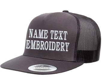 Custom Embroidery Trucker Hat Yupoong 