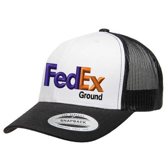 Custom Embroidery Fedex Ground Trucker 