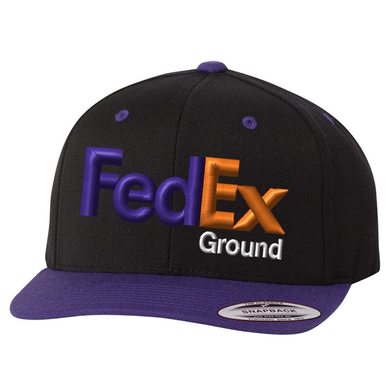 Custom Embroidery Fedex Ground Hat Yupoong Classic Embroidered Etsy