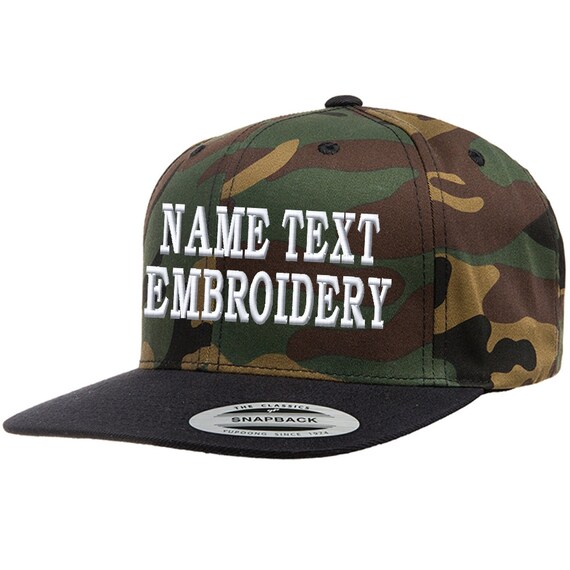 Custom Embroidery Snapback Hat Yupoong 