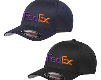 Custom FedEx Only Hat Embroidered Wool Blend Baseball Cap