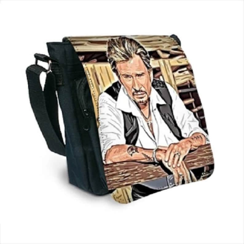 Sac besace Johnny Hallyday Etsy