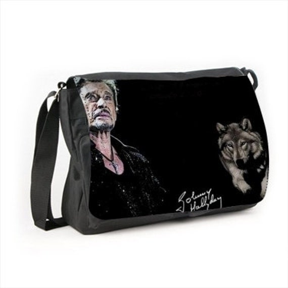 Sac besace Johnny Hallyday Etsy