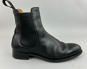 Joseph Cheaney Boots Women's Size UK6.5 D Avril Black Leather Chelsea Bootie
