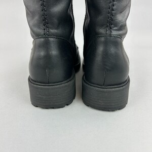 Clarks Boots Size UK4 Wide Orinoco Style 2 Black Lace Zip Military Combat Bootie image 6