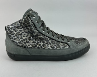 Fitflop Turnschuhe Größe EU42 UK8 FF Supersneaker Hi Leopard Print Komfort Schuhe