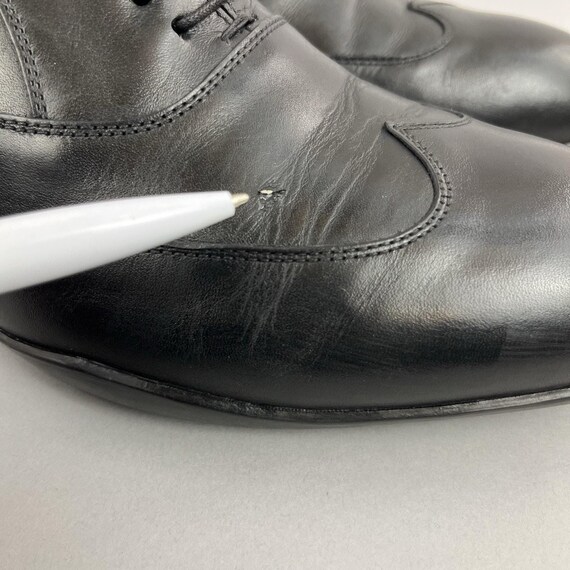Harrys of London Black Leather Lace Up Shoe Harrys of London Black Leather Oxford Lace up Wing Dress  main image 3