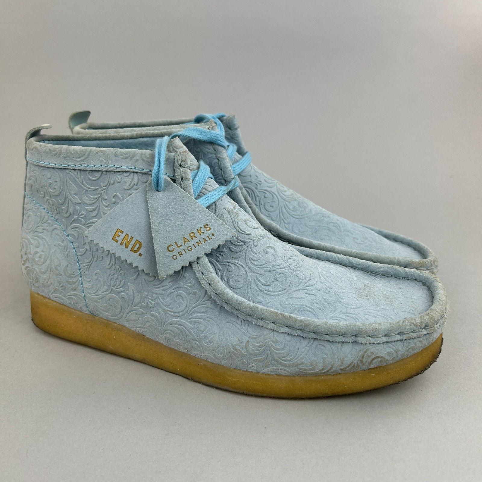 Clarks X End. Men's Boots Size UK10 Original Floral Wallabee