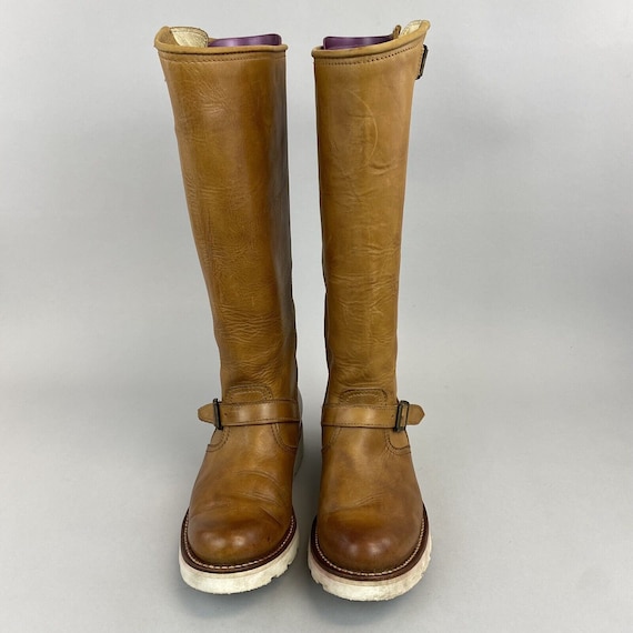 Bottes Cowboy Sendra Pour Femme – Cuir Marron – Talon Cubain – EU 39/US 9