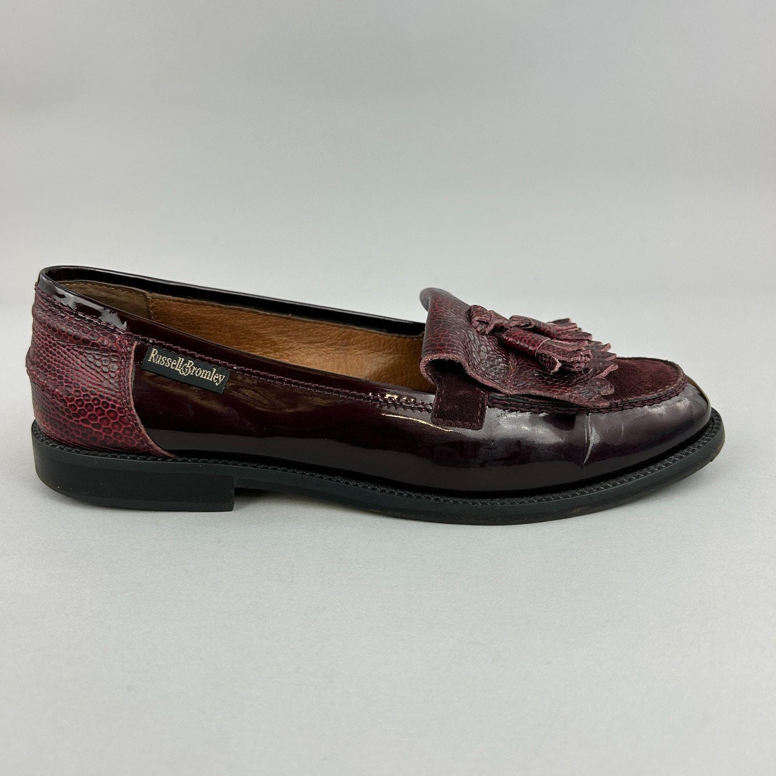 Russel & Bromley Classic Brown Leather Woman Brogues, EU38, US 7, stunning Russell Bromley Shoe - Etsy main image 3