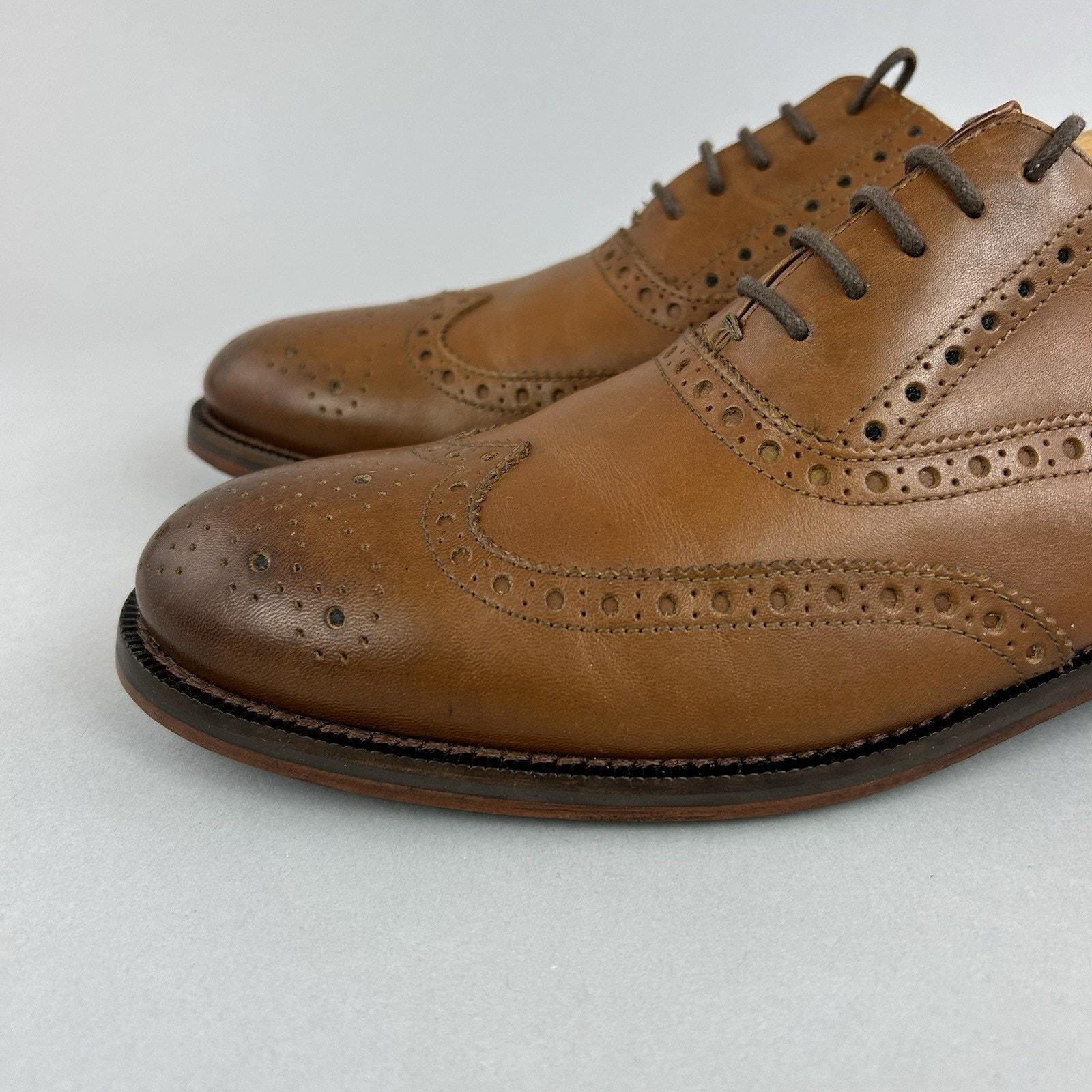 John Lewis Wingtip Dress Shoe Austin Wingtip Brogues Black – John Cherokee main image 3