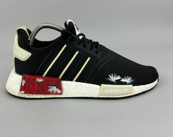 Adidas Trainers Women's Size UK6 Thebe Magugu X NMD R1 Black Running Gym Shoes