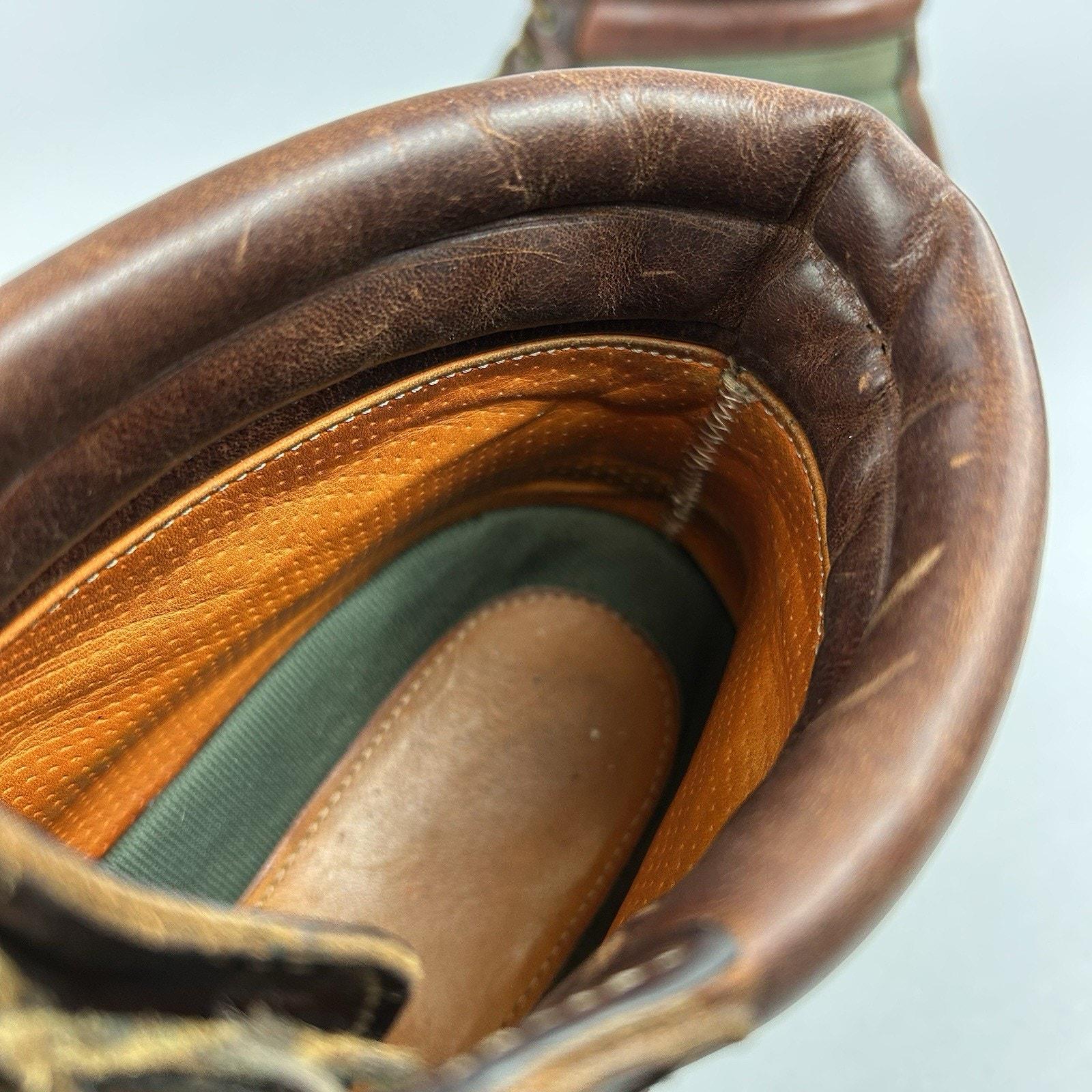 Timberland Gore-tex Brown Leather Canvas Vintage Chukka Rugged