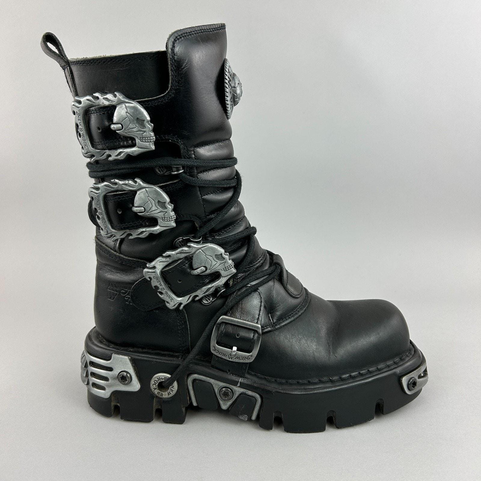 靴 00s vintage new rock 26.0 Vintage New Rock Shoes - Etsy
