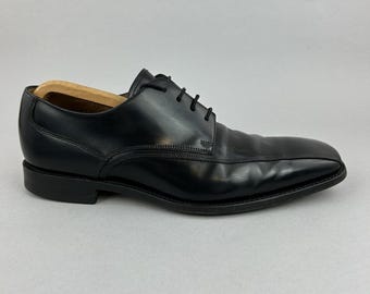 Loake Black Leather Oxford Derby Shoes - Goodyear Welted - UK9 / US10