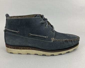 NWOB, Clarks Bushacre 2 Men Gray Leather Chukka Boots, 12 M  display picture 2