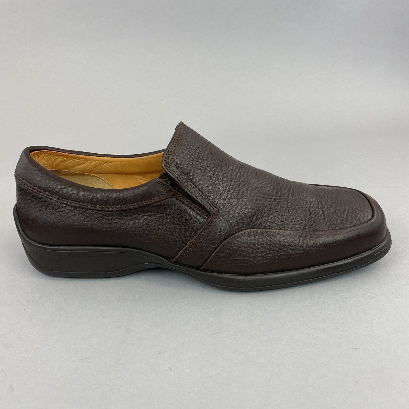 Bruno Magli Ashton Brown Leather Slip on Loafers Smart 