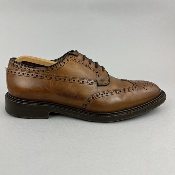 Church's Grafton Leather Derby Brogues: Tan Brown Dress Shoes US10