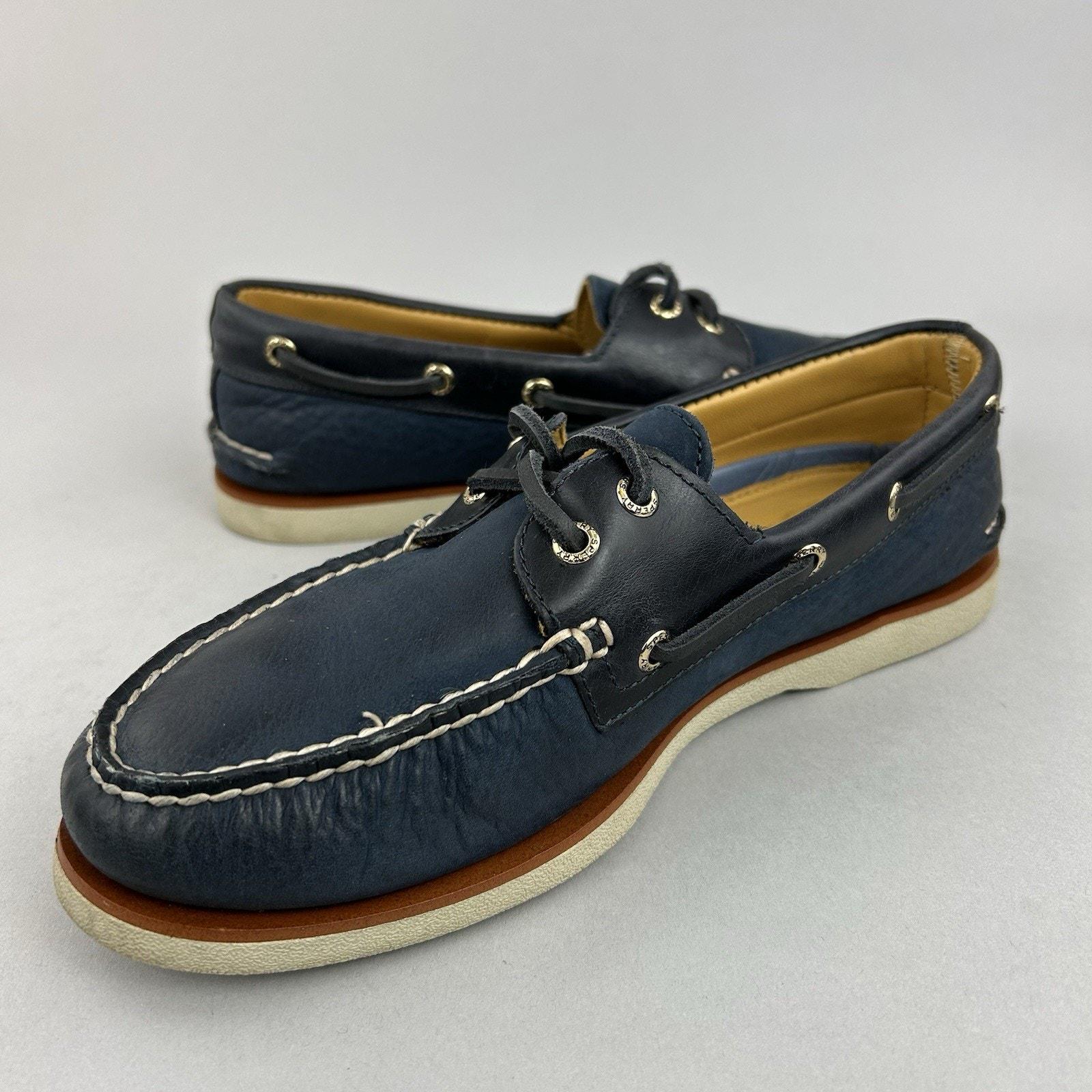 Sperry Gold Cup Top Sider Boat Deck Navy Classic Summer 