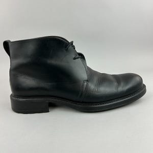 Jones Bootmaker Roman Black Leather Chukka Classic Smart Lace Boots EU45 UK11