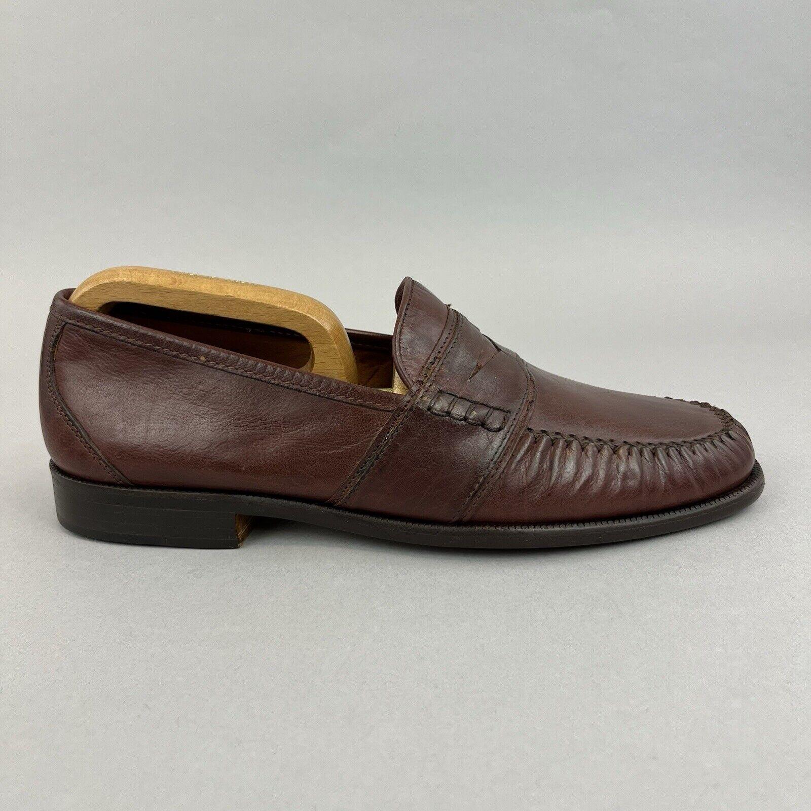 Polo Ralph Lauren Amazonas Penny Loafers Men\'s Size 8.5D Brown Leather Vtg Vintage Penny Loafers - Etsy main image 3