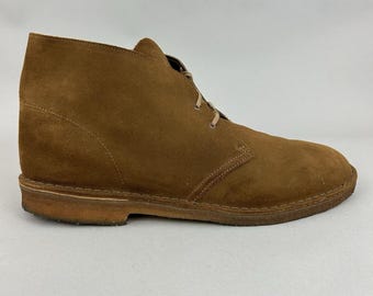 Clarks Brown Suede Ankle Chukka Casual Boots US15 UK14