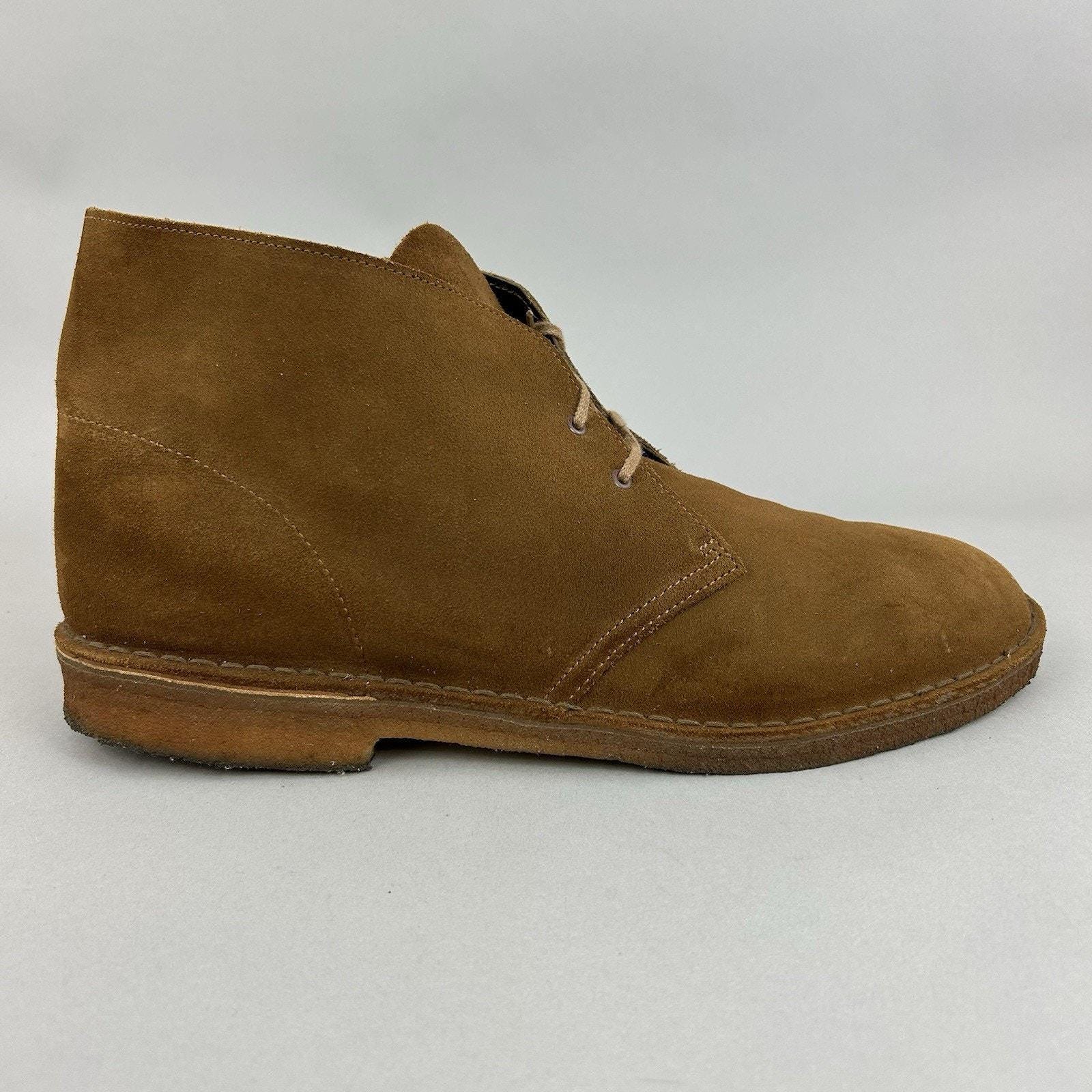 CLARKS Genuine Brown suede CHUKKA Ankle Boots Amazon.com | Clarks Originals Men main image 4
