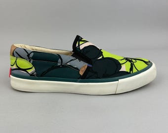 Paul Smith Trainers Women's Size EU41 UK8 Bernie Slip-on Summer Floral Low Shoes