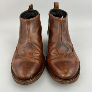 Golden Goose Boots Size EU41 UK8 Deluxe Brown Cowboy Western Chelsea Boho Bootie image 2