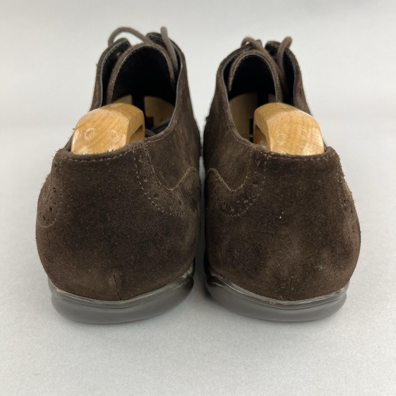 Charles Tyrwhitt Wingtip Brown Suede Leather Men\'s Oxford Shoe Size 12 FX Charles Tyrwhitt Full Brogue Shoes Mens 12 | Mercari main image 4