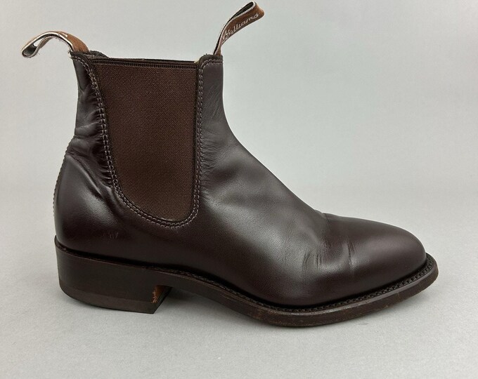 Vintage R M Williams Brown Adelaide Boots Chelsea Boots Hand Made in ...