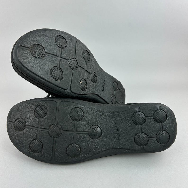 Scarpe Clarks taglia UK 8.5 in pelle nera Nature Three Country Walking Active Air immagine 11