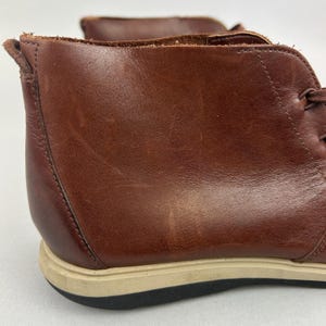 Clarks Glaston Mellanbruna Läder Chukka Läder Lätta Klackstövlar Storlek EU41 UK7 bild 8