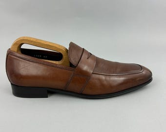Russell & Bromley schoenen maat EU40 UK6 bruin leren instappers (penny loafers) Derby
