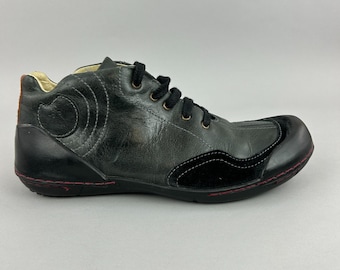 Fly London Men's Boots Size EU40 UK6 Black Leather Chukka Casual Walking Shoes