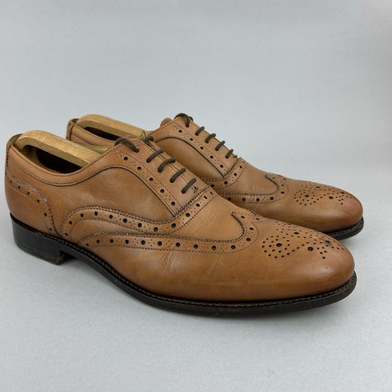 Jasper Conran Leather Brogue Wingtip Dress Shoes EU44 US11 UK10
