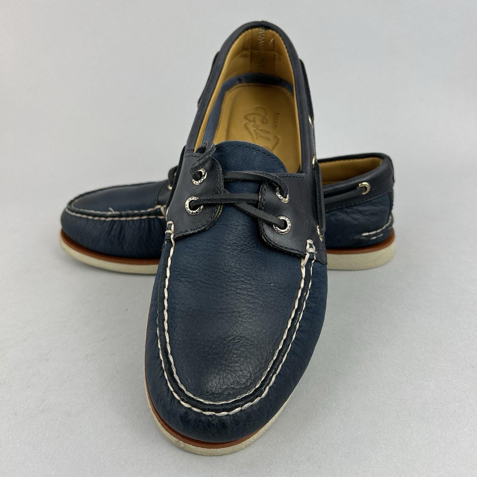 Sperry Gold Cup Top Sider Boat Deck Navy Classic Summer 