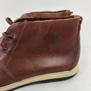Clarks Glaston Mellanbruna Läder Chukka Läder Lätta Klackstövlar Storlek EU41 UK7 bild 5