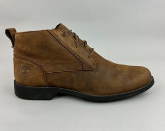 NWOB LL Bean Allagash Bison Leather Chukka Boots~hand Sewn  display picture 3