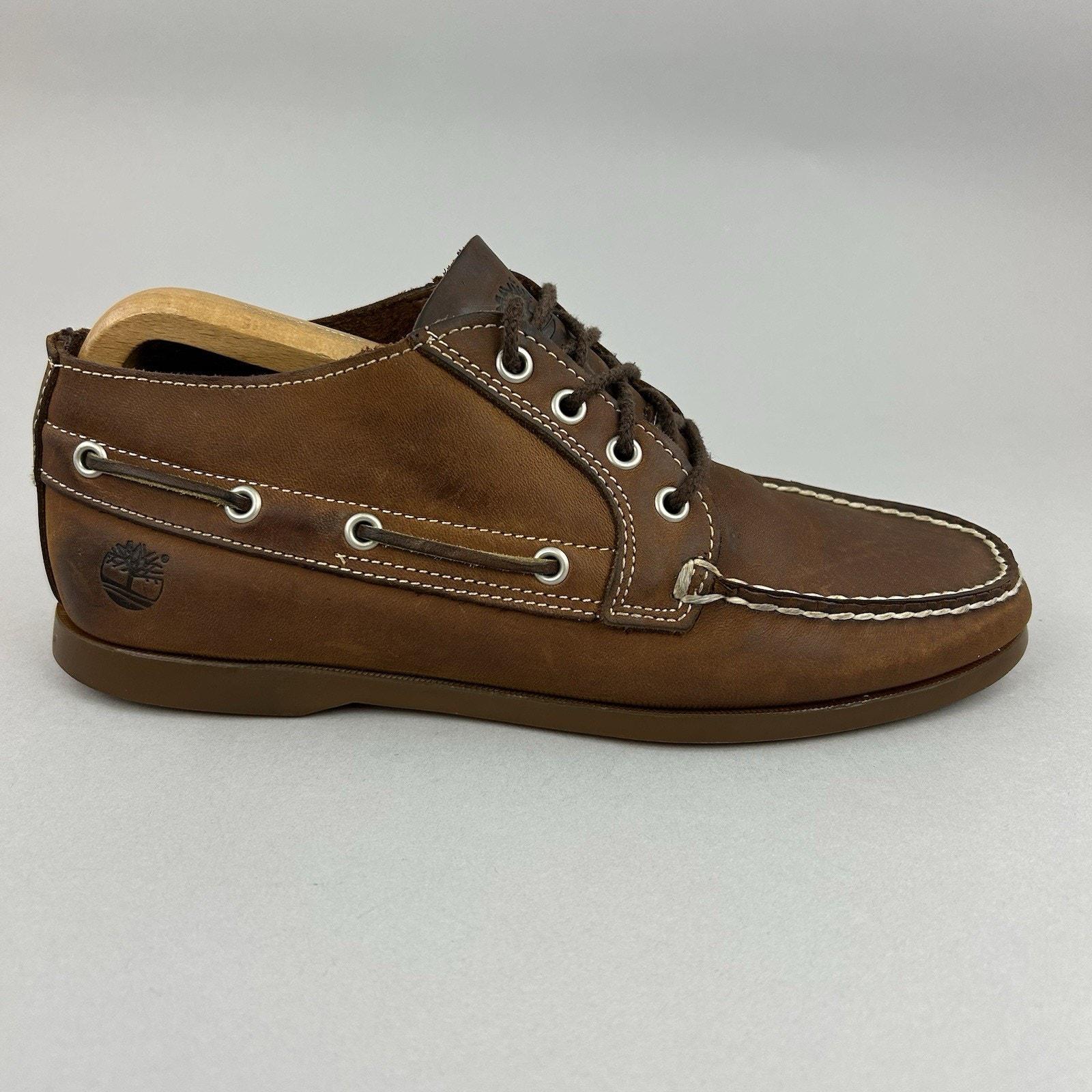 VTG Timberland one strap buckle leather loafers size 9  made in portugal in EUC Stone Street Platform Buckle Shoe for Women in Brown main image 2