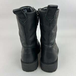 Clarks Boots Size UK4 Wide Orinoco Style 2 Black Lace Zip Military Combat Bootie image 5