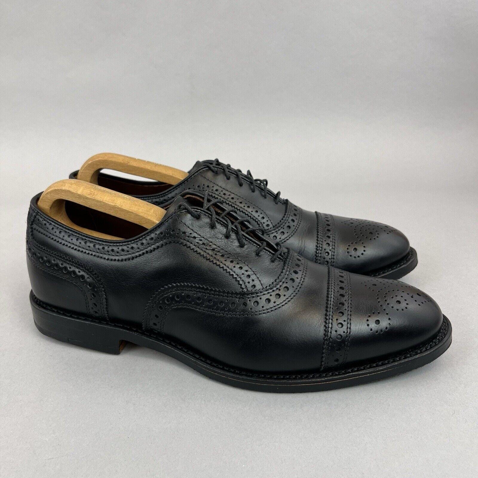 Brooks Brothers Made USA Oxford Black Brogues Formal Dress