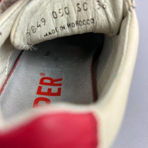 Camper Shoes Size EU36 UK3 Pelotas Ariel Cream Leather Bowling Sneaker Trainers image 12