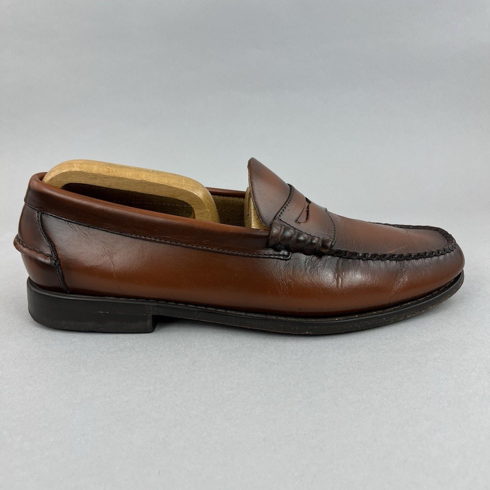 Lormoc Men\'s Leather Penny Loafers in Cognac Brown Smithson Penny Loafer Cognac | Southern Gents main image 2