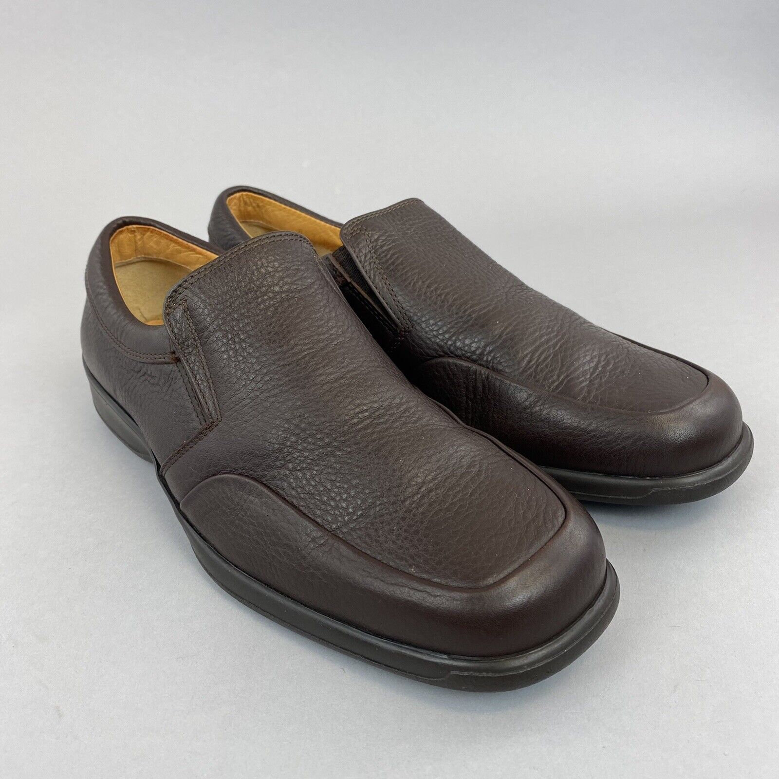 Bruno Magli Ashton Brown Leather Slip on Loafers Smart  display picture 1