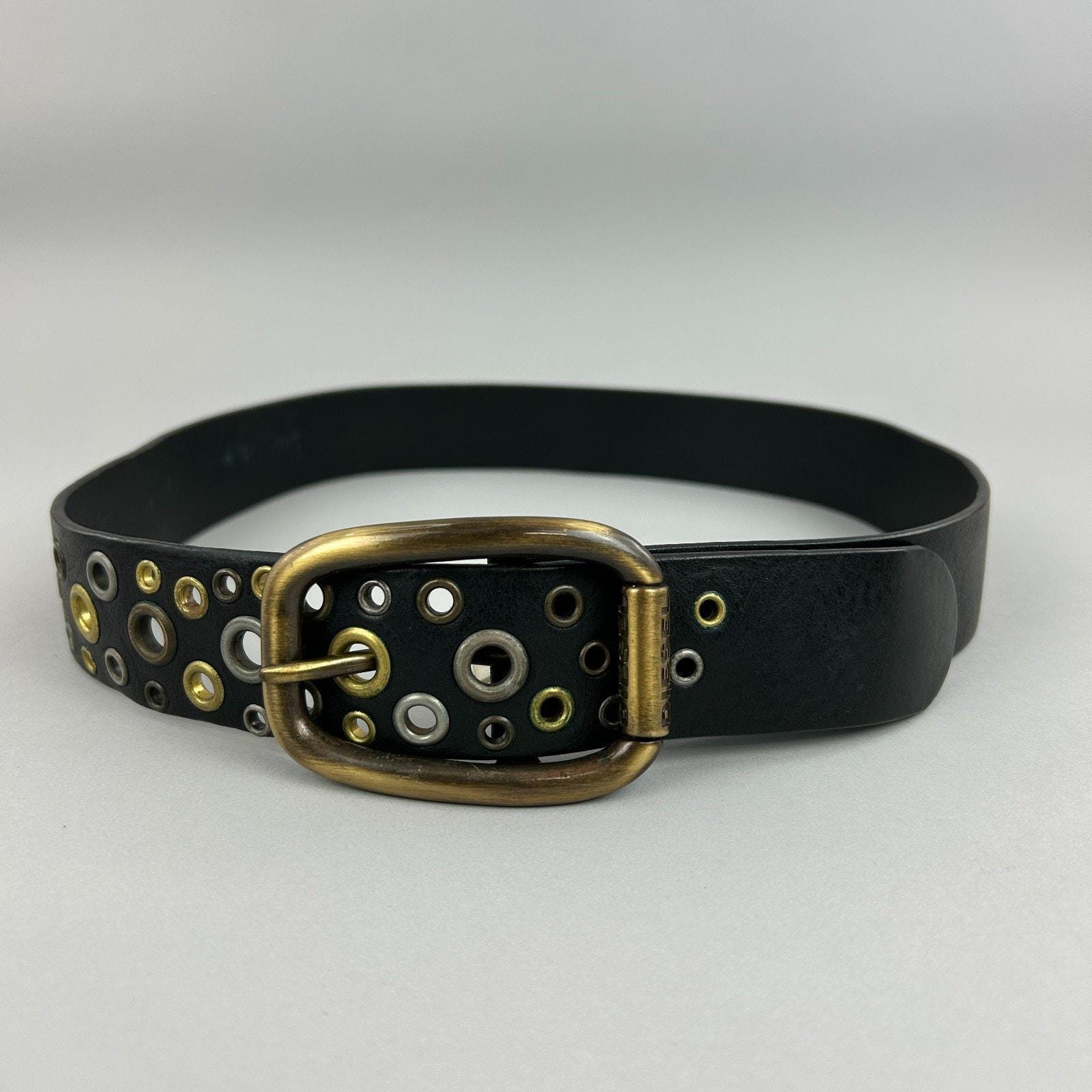 2000s diesel studs l logo belt 【公式通販】