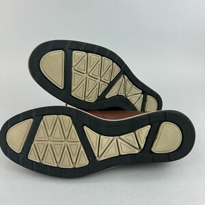 Clarks Glaston Mellanbruna Läder Chukka Läder Lätta Klackstövlar Storlek EU41 UK7 bild 12