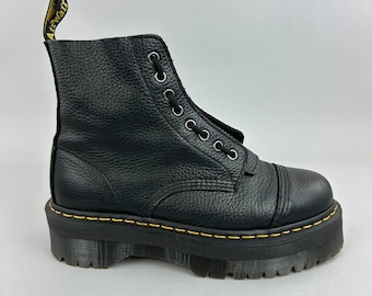 Dr Martens Boots Size EU41 UK7 Sinclair Black Platform Chunky Combat Gothic Punk